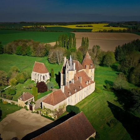 Chambre Jaune Manoir De La Vove Perche Bed & Breakfast Corbon  Bagian luar foto