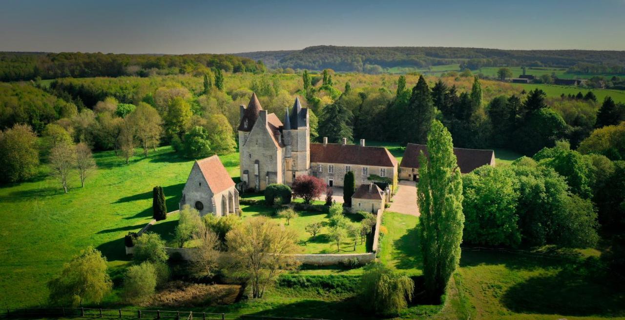 Chambre Jaune Manoir De La Vove Perche Bed & Breakfast Corbon  Bagian luar foto