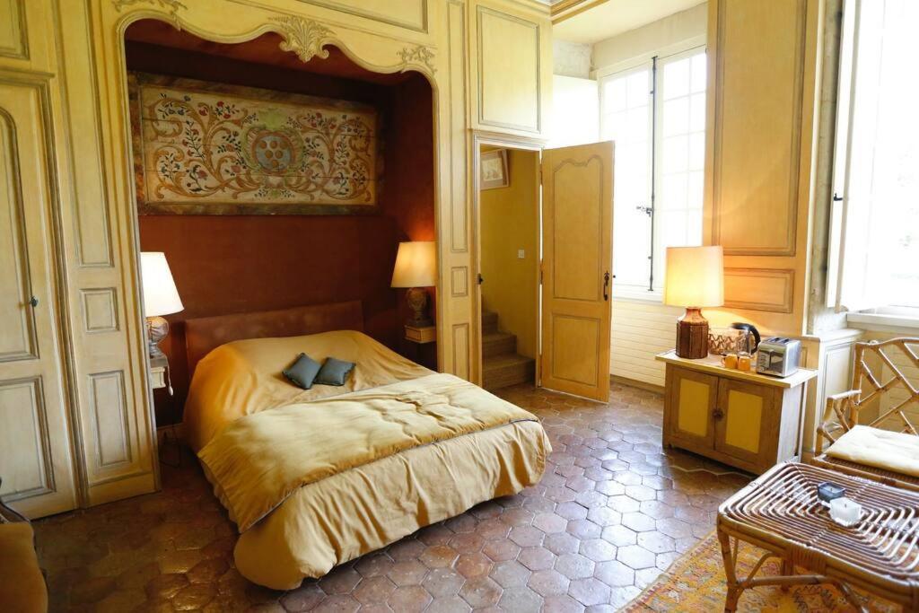 Chambre Jaune Manoir De La Vove Perche Bed & Breakfast Corbon  Bagian luar foto