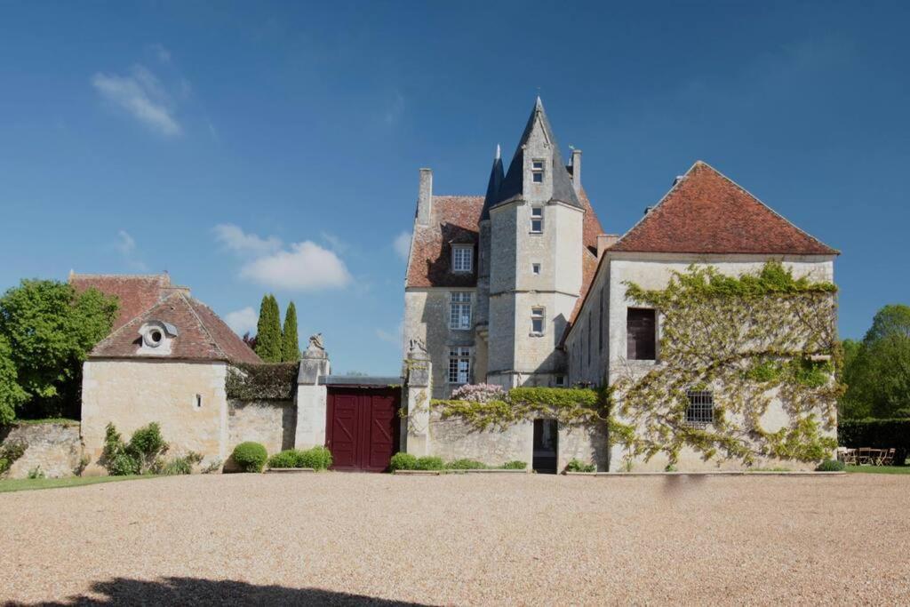 Chambre Jaune Manoir De La Vove Perche Bed & Breakfast Corbon  Bagian luar foto