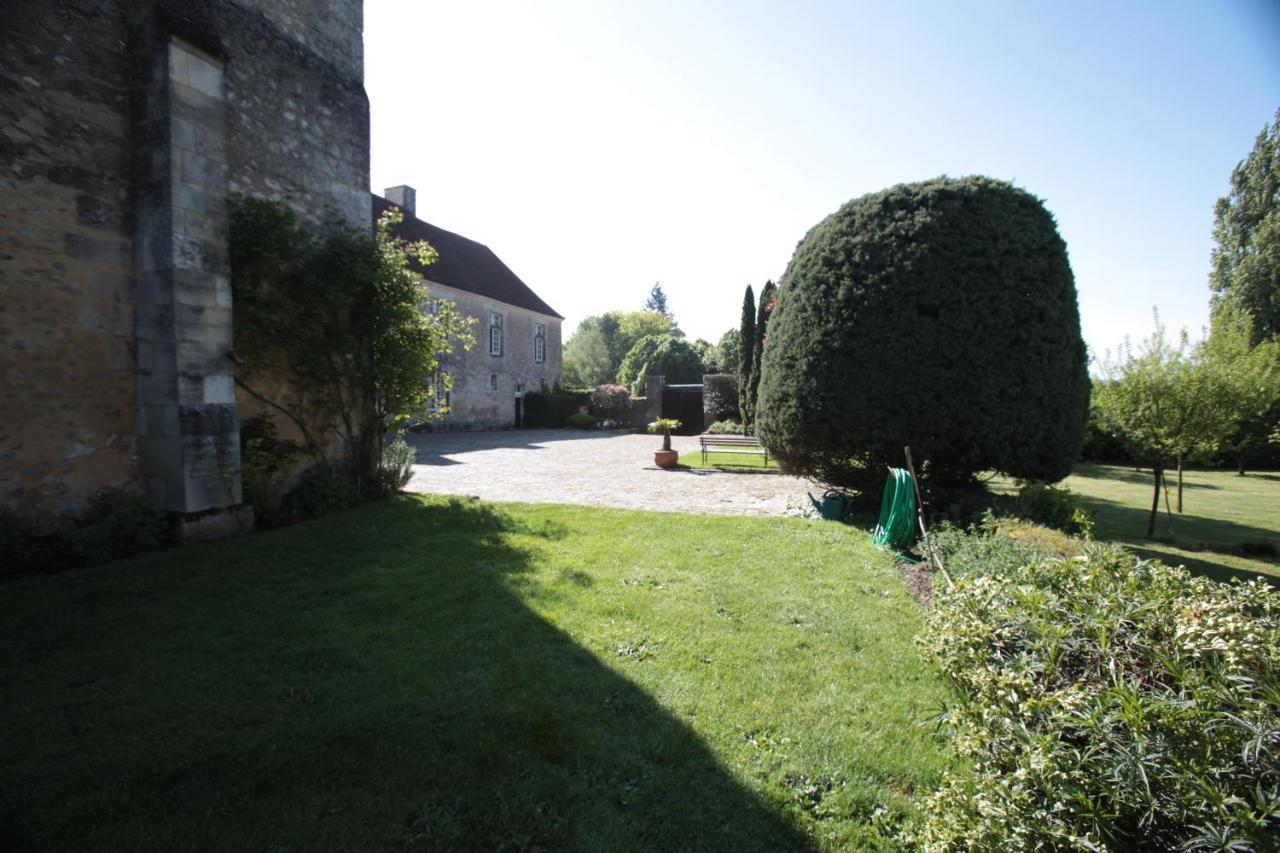 Chambre Jaune Manoir De La Vove Perche Bed & Breakfast Corbon  Bagian luar foto